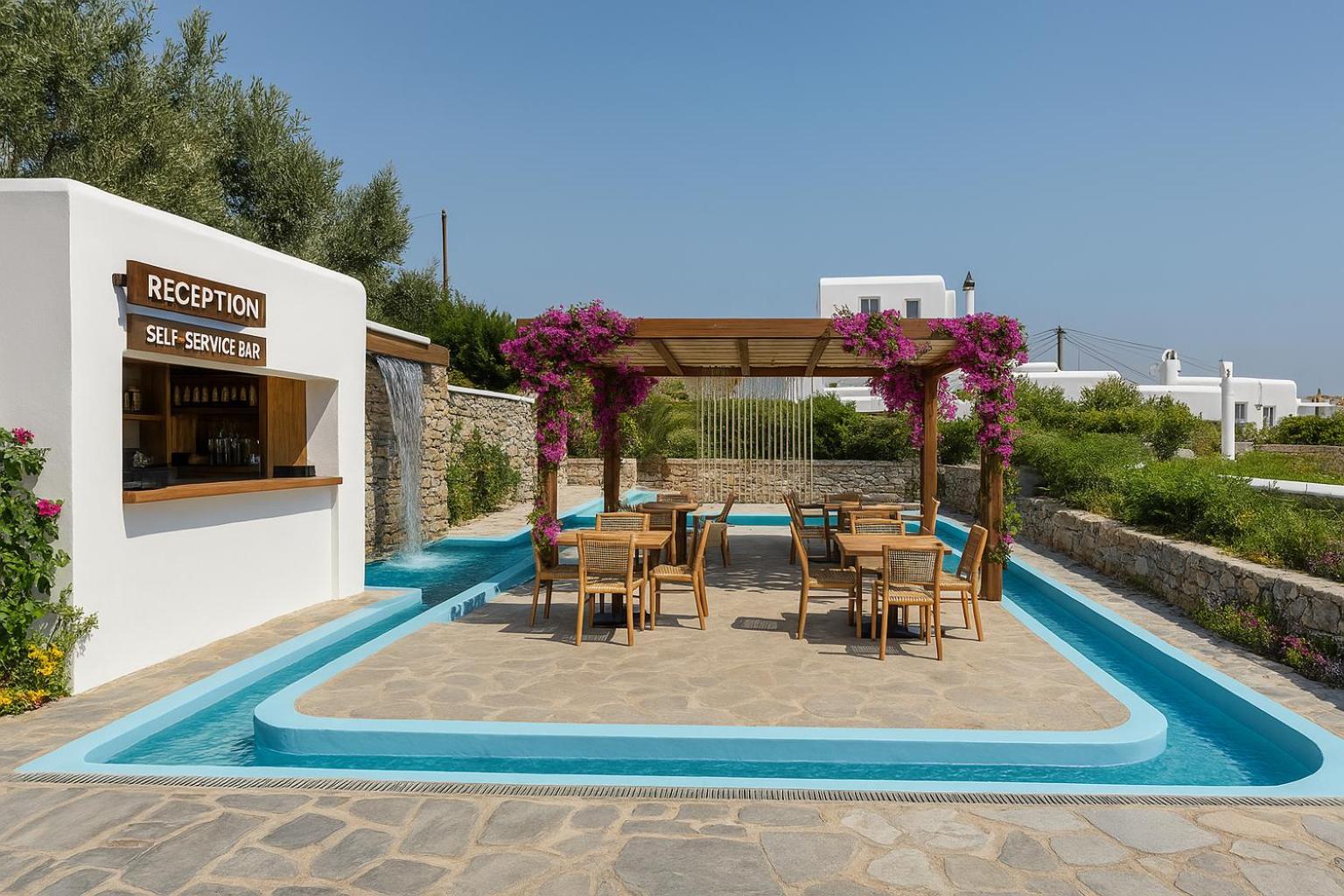 Mykonian Breeze Lägenhet Ano Mera Exteriör bild